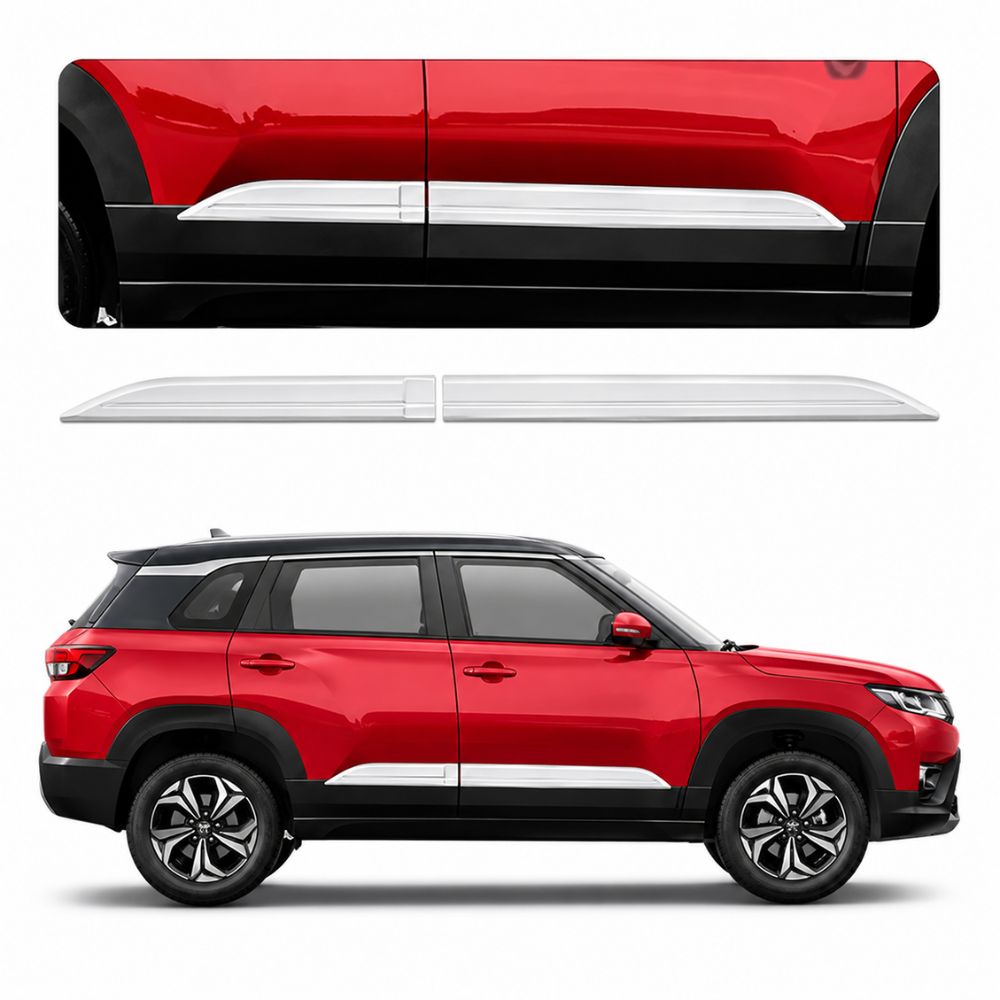 Generic Car Door Side Beading for Maruti Suzuki Brezza 2nd Gen 2022 Onwards | Body Side Moulding
