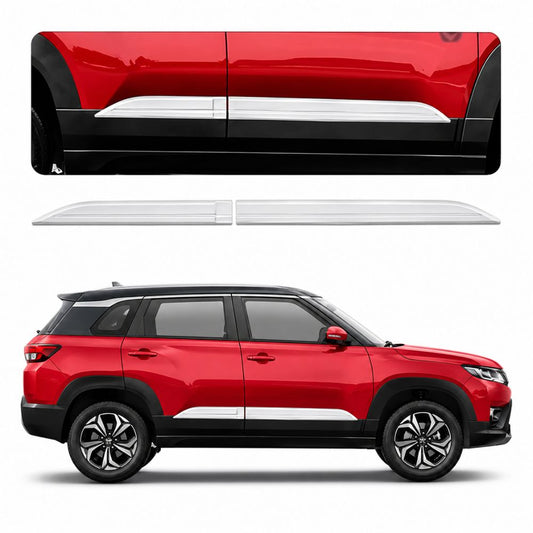 Generic Car Door Side Beading for Maruti Suzuki Brezza 2nd Gen 2022 Onwards | Body Side Moulding