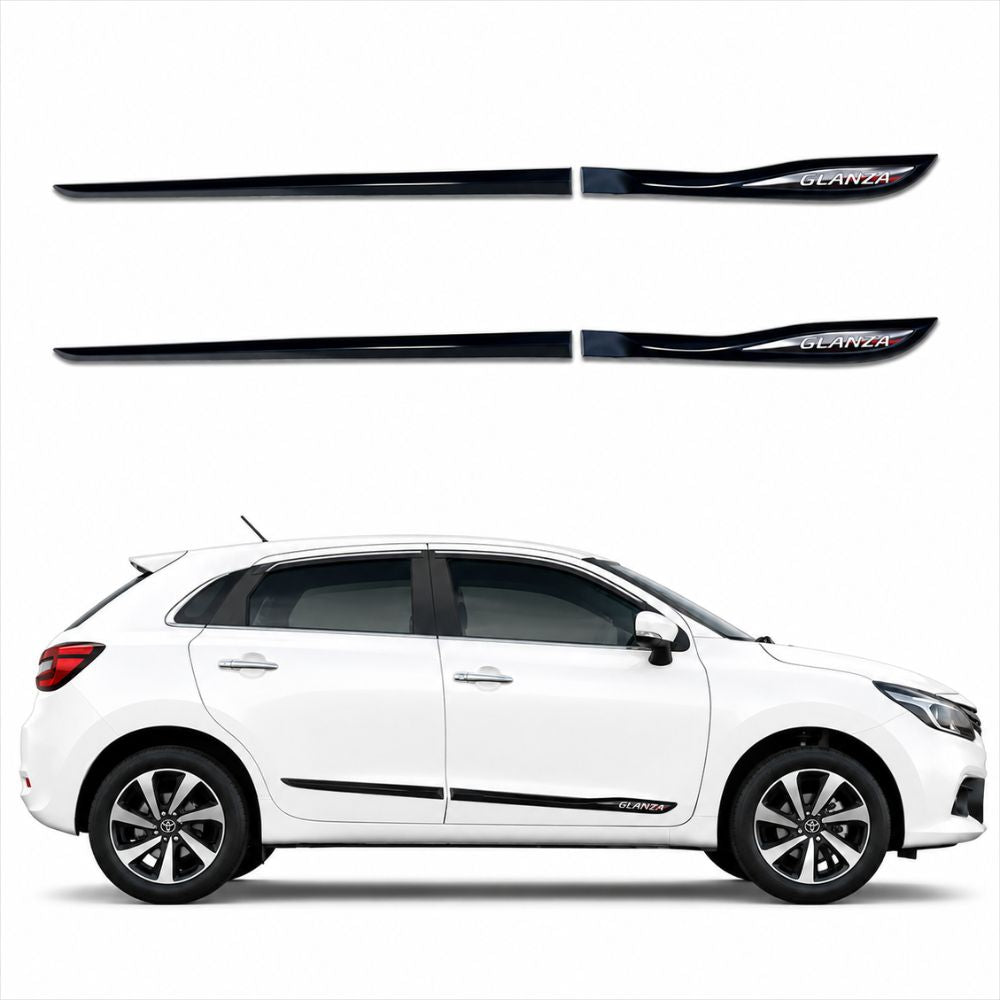 Generic Car Door Side Beading for Toyota Glanza 2022 Onwards | Body Side Moulding