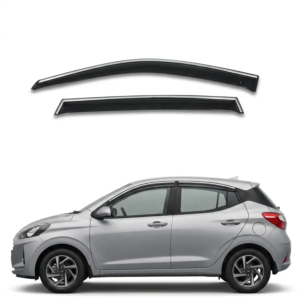 I-10 Grand-Door visor chromeline