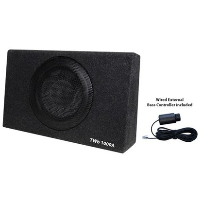 Blaupunkt TWB 1000A 10-Inch Class D Active Bassbox | 120W RMS | 480W Peak | External Bass Controller