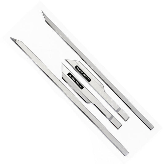 Imported Chrome Side Beading for Kia Sonet 1st Gen 2020 to 2024 | Set of 4 | Chrome
