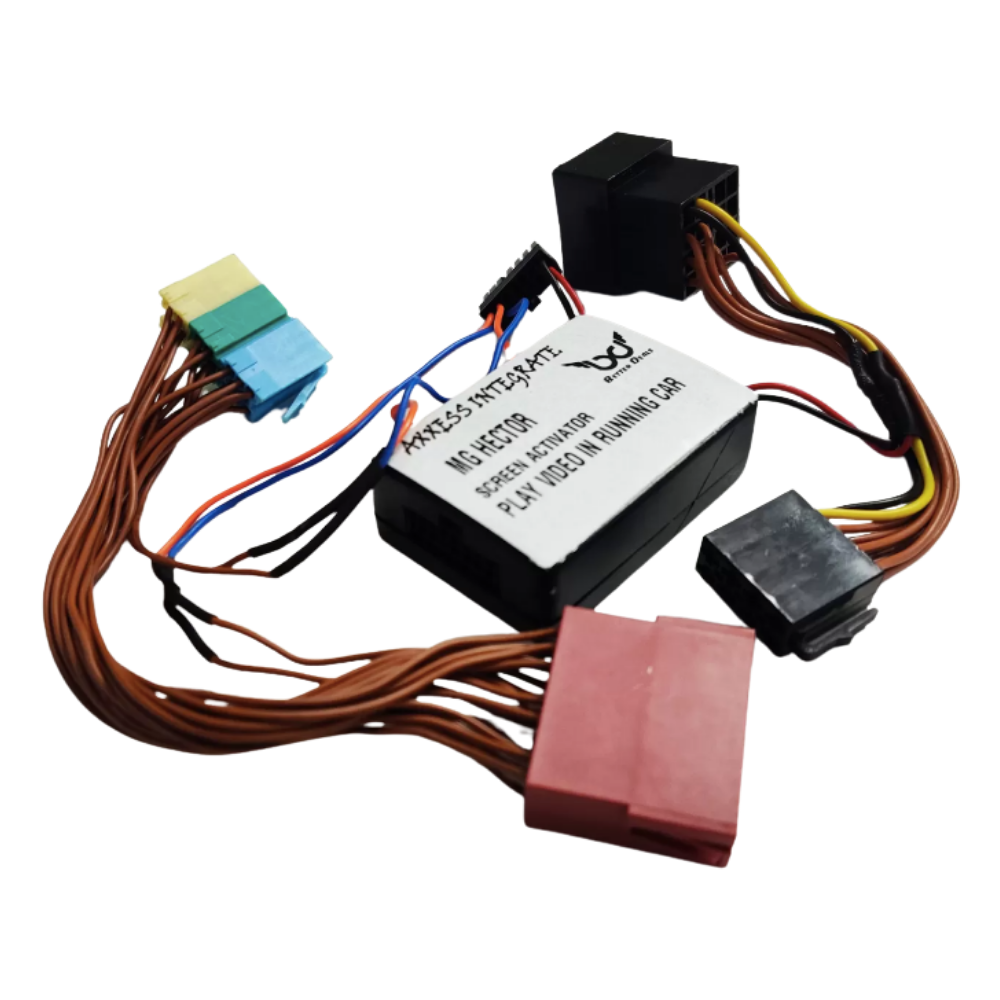 Imported MG Hector Screen Activator Module Video in Motion Interface Plug and Play