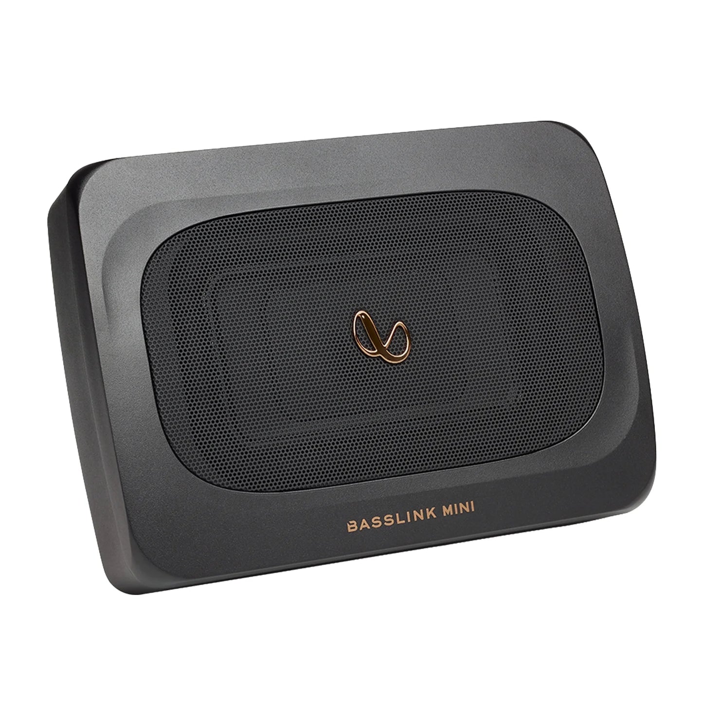 Infinity BassLink Mini Underseat Active Subwoofer | 200W Max Power | Compact Powered Bass System