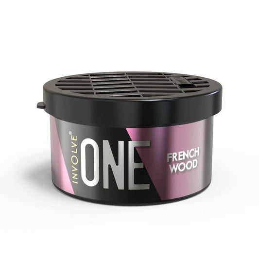 Involve Your Senses One French Wood organic car perfume strong fiber air freshener delivering long lasting woody fragrance for car interior freshness and premium aroma