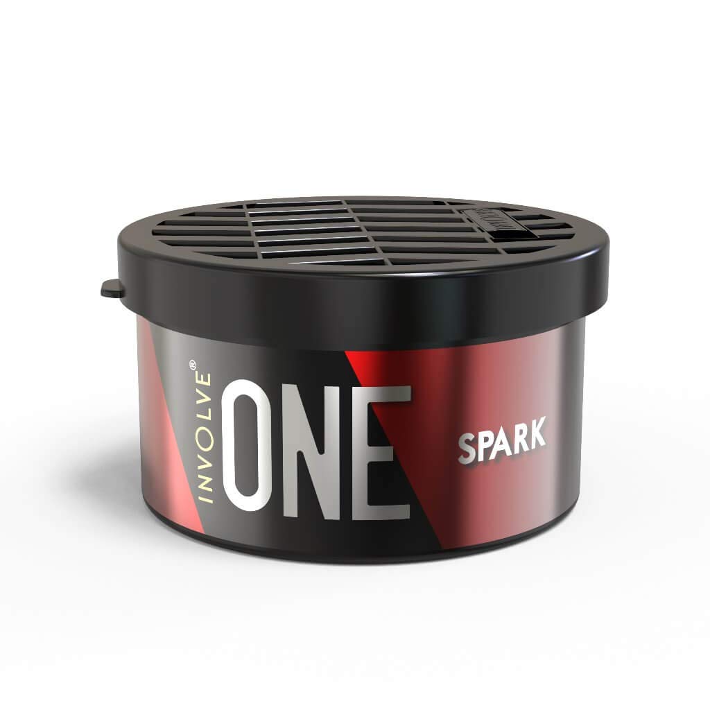 Involve Your Senses One Spark car perfume strong fiber air freshener designed for long lasting fragrance and fresh car interior experience with premium aroma