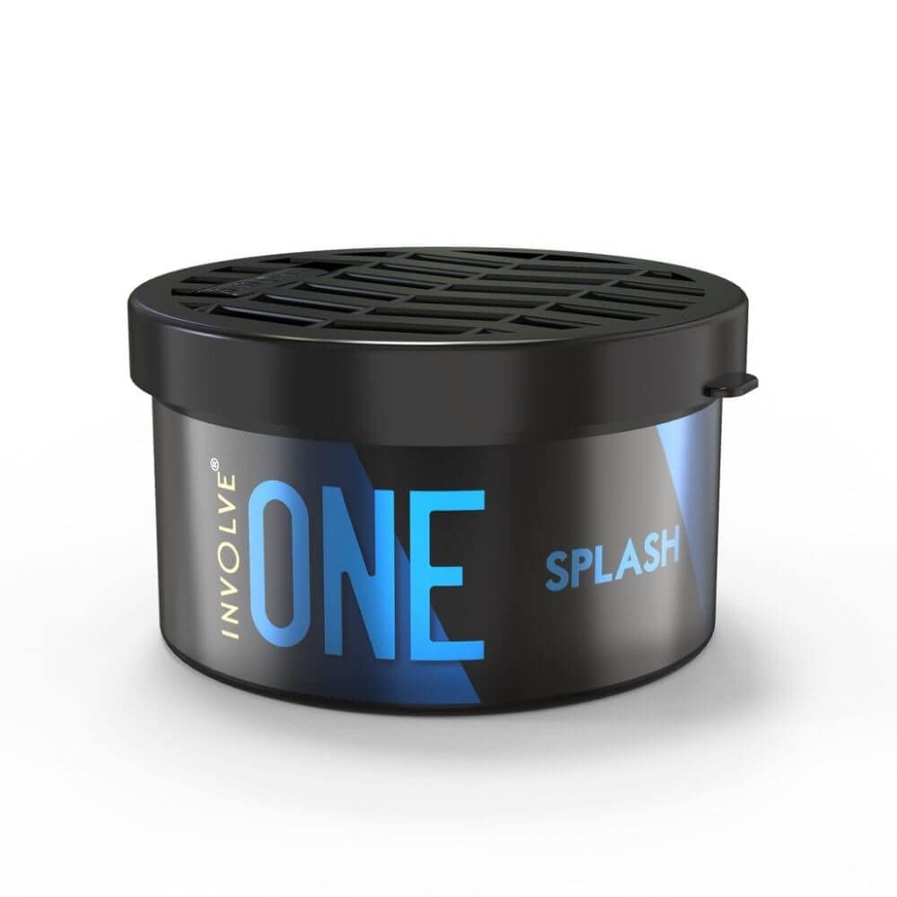 Involve Your Senses One Splash car perfume strong fiber air freshener providing fresh aquatic fragrance and long lasting aroma for car interior freshness and comfort