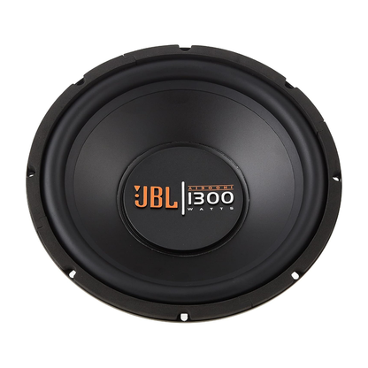 JBL A1300HI 1300W 12 inch wired subwoofer delivering deep bass and powerful car audio performance with durable construction and clear sound output