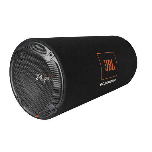 JBL GT-X1500THI 1500W wired subwoofer bass tube delivering deep and powerful bass for enhanced car audio performance
