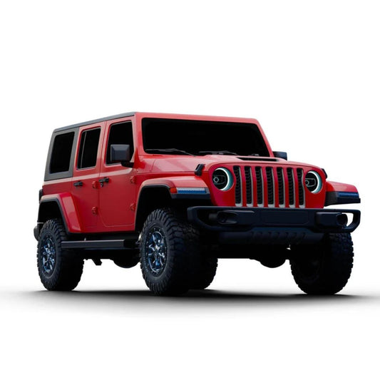 Jeep Wrangler & Rubicon 2018+ Electric Side Step (Without RGB Streamer Lights) | 300KG Load Capacity | ADC-12 Aluminium Body