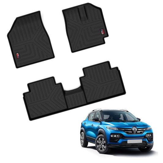 GFX Floor Mats for Renault Kiger 2021+ Manual | Waterproof Black