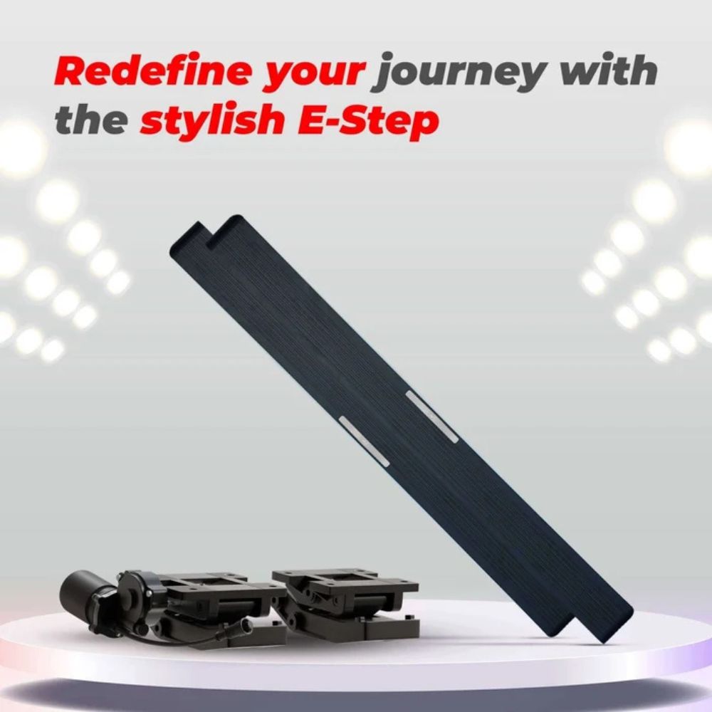Land Rover Defender 90, 2020+ Electric Side Step with RGB Lights & App Control | 300KG Load Capacity | Automatic Opening 