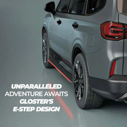 MG Motor Gloster 2020+ RGB Streamer Electric Side Step (App Controlled) | 300KG Load Capacity | Automatic Door Opening | 1.5 Second Extension | ADC-12 Aluminium Alloy Body