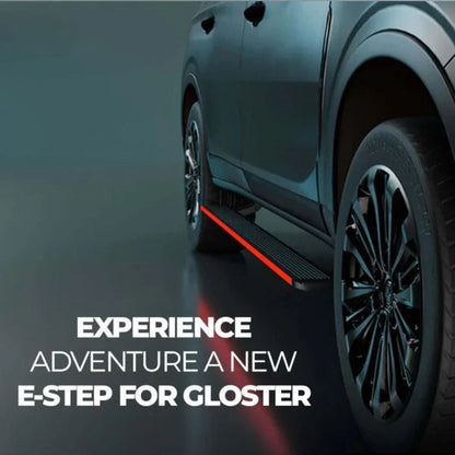 MG Motor Gloster 2020+ RGB Streamer Electric Side Step (App Controlled) | 300KG Load Capacity | Automatic Door Opening | 1.5 Second Extension | ADC-12 Aluminium Alloy 