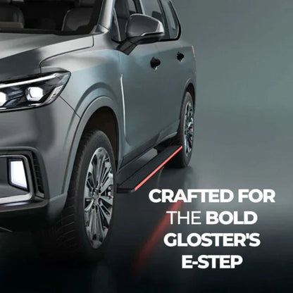 MG Motor Gloster 2020+ RGB Streamer Electric Side Step (App Controlled) | 300KG Load Capacity | Automatic Door Opening | 1.5 Second 