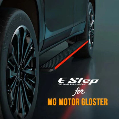 MG Motor Gloster 2020+ RGB Streamer Electric Side Step (App Controlled) | 300KG Load Capacity | Automatic Door Opening | 1.5 Second Extension | ADC-12 Aluminium Alloy Body | 2 Years 