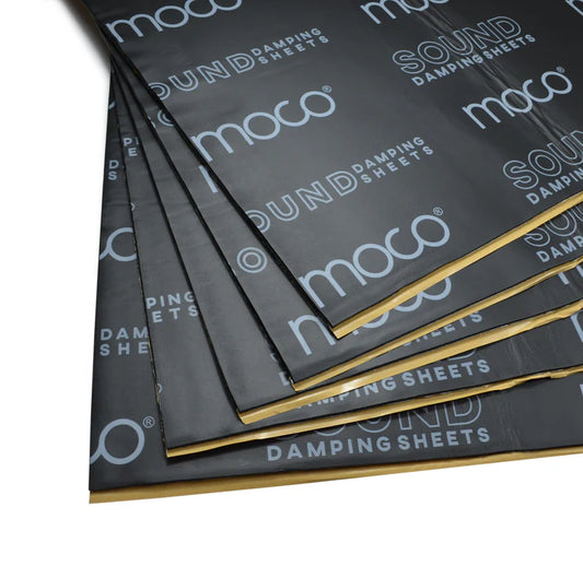 MOCO DS-05 Car Sound Damping Sheet Box of 5 for Active Noise Cancellation and Vibration Deadening.