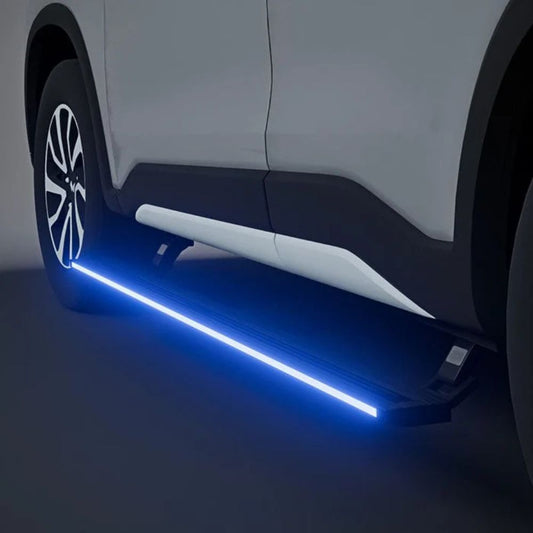 Mahindra Scorpio-N Electric Side Step with RGB Streamer Lights & App Control | 300KG Load Capacity | Automatic Opening | 1.5 Second Extension | ADC-12 Aluminium Alloy Body | 2 Years Warranty