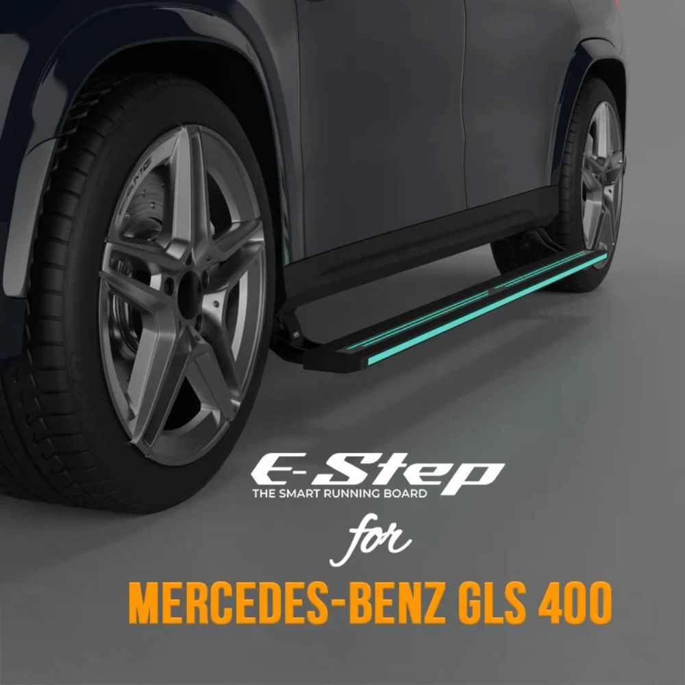 Mercedes-Benz GLS 400 2020+ RGB Streamer Electric Side Step (App Controlled) | 300KG Load Capacity 