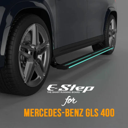 Mercedes-Benz GLS 400 2020+ RGB Streamer Electric Side Step (App Controlled) | 300KG Load Capacity 
