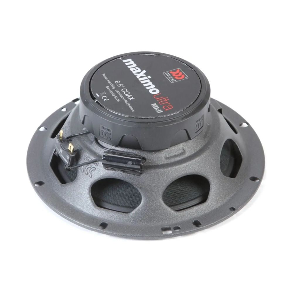 Morel Maximo Ultra Coax 602 MKII 6.5-Inch 2-Way Coaxial Speakers | 160W Peak | 90W RMS | 4 Ohm 