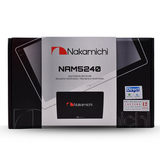 Nakamichi NAM5240 – 9" Android Car Stereo | 2GB RAM + 64GB Storage | Wireless Apple CarPlay & Android Auto (Zlink)