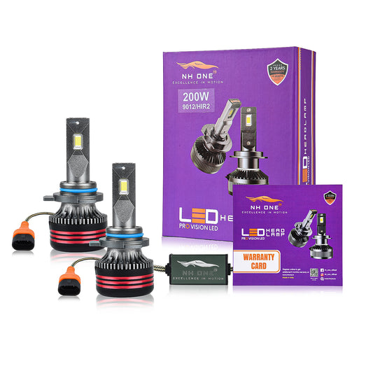NH ONE Pro Vision 9012 HIR2 LED Headlight Bulb 200W High Power Upgrade