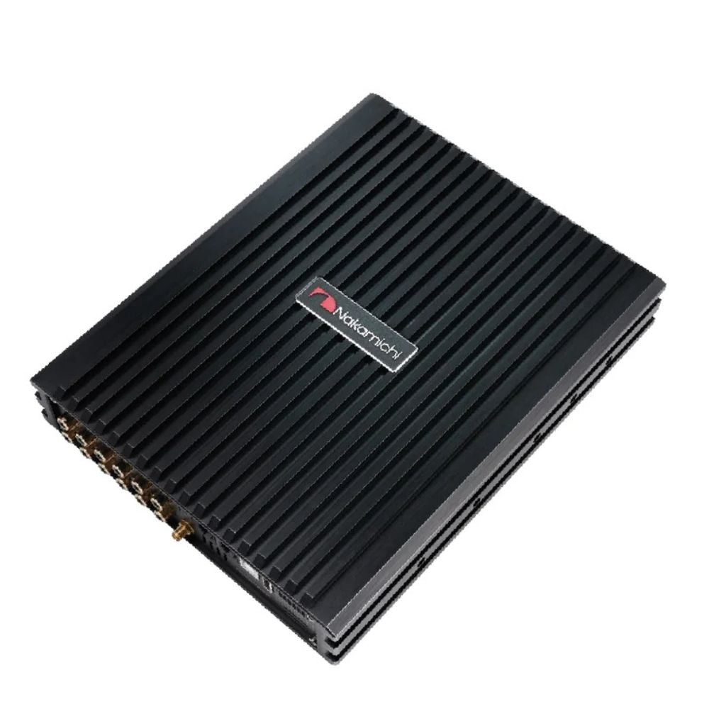Nakamichi NDSE600A 8 IN 10 OUT Class AB DSP Amplifier | USB Lossless | Bluetooth | 31 Band EQ 