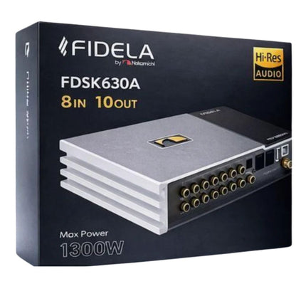 Nakamichi FDSK630A PRO Fidela Series 10-Channel Hi-Res DSP with Built-in 8-Channel Amplifier