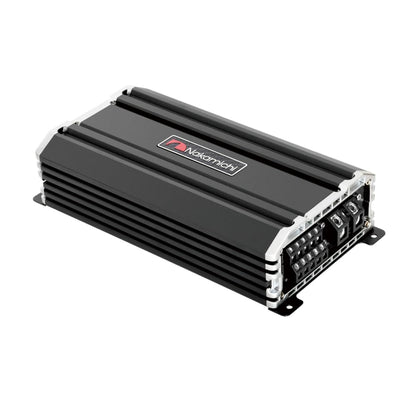 Nakamichi NHTD600.5 5-Channel Class D Car Amplifier with External Bass Knob Controller.