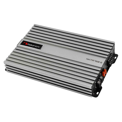Nakamichi NKTA750.5 5-Channel Class A/B High-Performance Car Power Amplifier in Black.