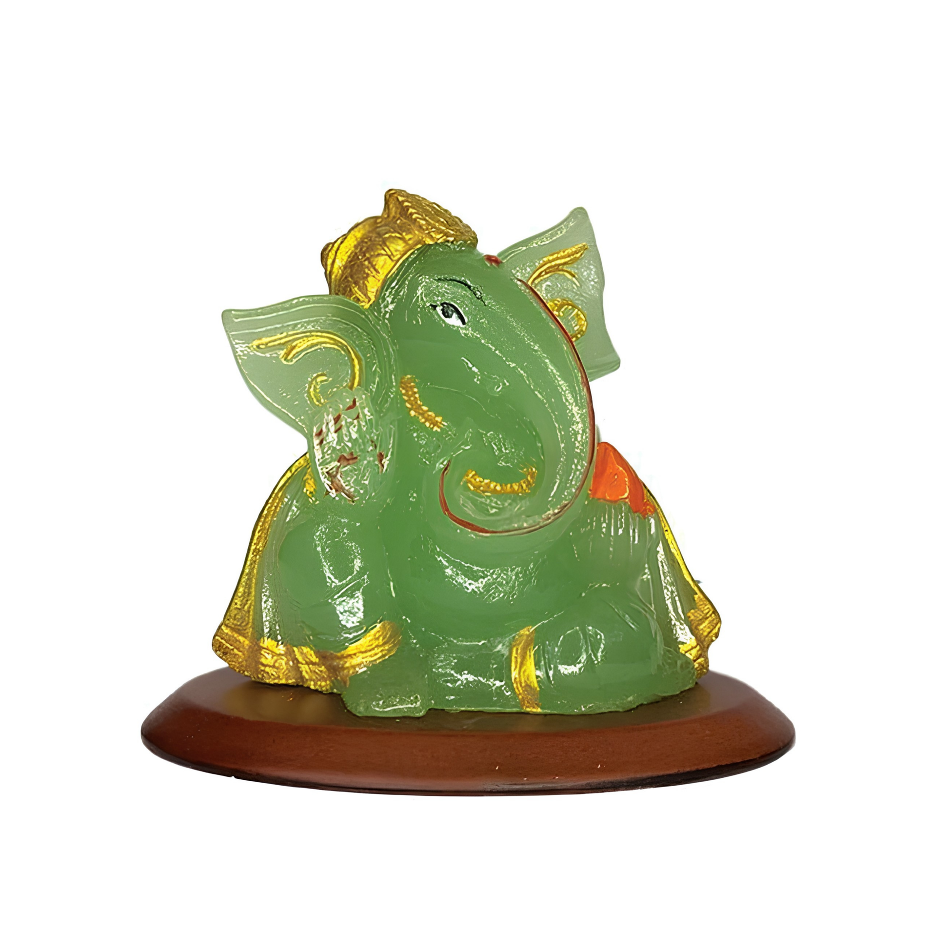 Neon Ganesha Idol for Car Dashboard | Spiritual Decor
