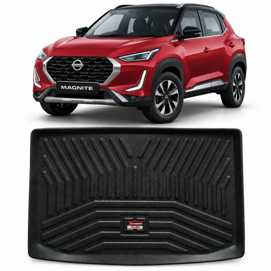 Techo X-Treme Custom Fit TPE Trunk Mat for Nissan Magnite 2021+ | Tray Design | Raised Edges | Waterproof | All-Weather Boot Protection
