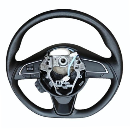 OEM complete steering wheel for Toyota Hyryder with integrated remote control buttons offering factory fit finish and enhanced driving control features