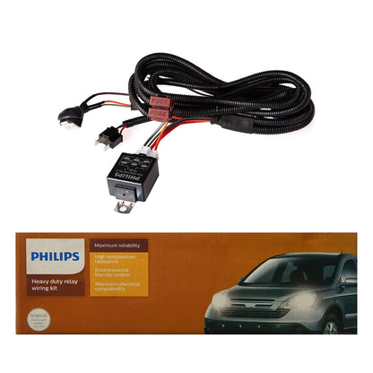 Philips 12003XM H4 Heavy Duty Relay Wiring Kit for High Power Headlight Bulbs