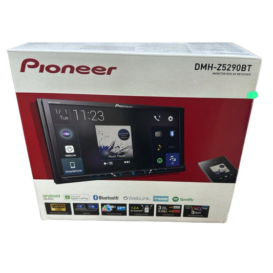 Pioneer DMH-Z5290BT Touchscreen Car Stereo | Apple CarPlay | Android Auto | WebLink | Full HD Video | 13 Band EQ | 50Wx4 | 24-Bit True Colour Panel