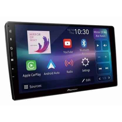 Pioneer DMH-AP6650BT 9 inch touchscreen car stereo with Wireless Apple CarPlay and Android Auto