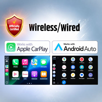 Pioneer DMH-AP6850BT 9-Inch Multimedia AV Receiver | 4GB RAM + 64GB ROM | Wireless CarPlay & Android Auto | Wireless WebLink Cast | 13-Band EQ | 2 Years Warranty