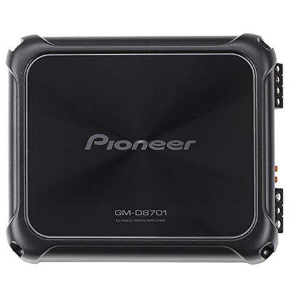 Pioneer GM-D8701 1-Channel Monoblock Car Amplifier for High-Power Bass and Subwoofer Performance.