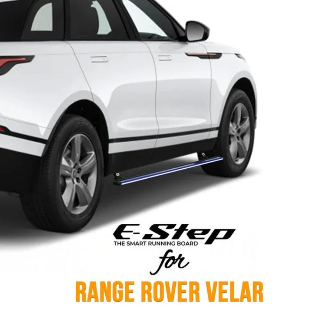 Range Rover Velar 2021–2023 RGB Electric Side Step (App Controlled) | 300KG Load Capacity | Automatic Opening | 1.5 Second Extension | ADC-12 Aluminium Alloy Body | 2 Years 