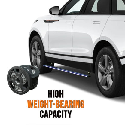 Range Rover Velar 2021–2023 RGB Electric Side Step (App Controlled) | 300KG Load Capacity | Automatic Opening | 1.5 Second Extension | ADC-12 Aluminium Alloy Body 