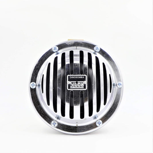 Roots Vibrosonic high and low tone horn set of 2 for passenger cars 12V delivering loud and clear dual tone sound with durable construction