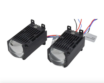 HELLA Knight Street M40 – Rectangle Module Dual Beam Set | High-Performance LED/ Halogen Auxiliary Lights for Cars, SUVs & Commercial Vehicles