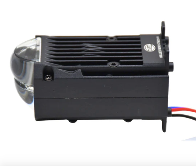 HELLA Knight Street M40 – Rectangle Module Dual Beam Set | High-Performance LED/ Halogen Auxiliary Lights for Cars, SUVs & Commercial Vehicles