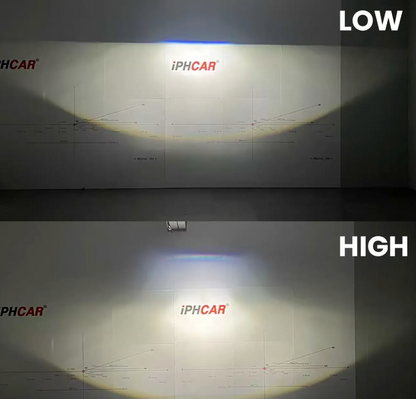 IPH M513 Projector Fog Lamp (2-Inch) – Tri-Color LED Fog Light (High/Low Beam)