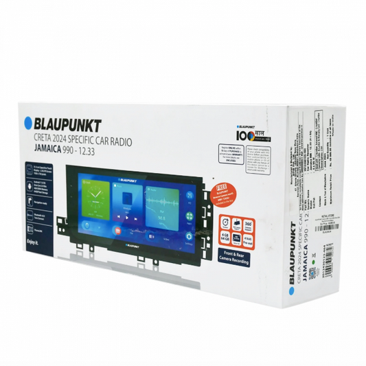 Blaupunkt Jamaica 990 Android System – 12.3″ / 33cm for Hyundai Creta (2024 Onwards) | 4GB RAM + 64GB ROM | Smart Infotainment Upgrade