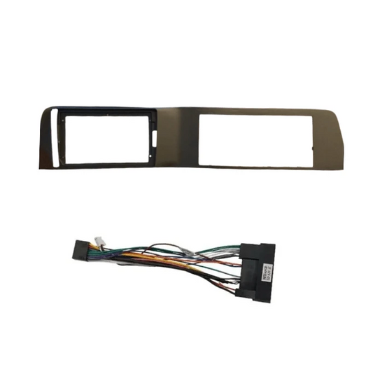 Android Frame – 9 Inch | Compatible with Hyundai Verna (2023 Onwards) | Black | Premium ABS | Scratch Resistant | Plug & Play Wiring