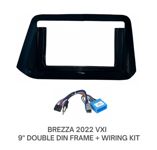 Android Frame 9 Inch for Brezza 2022 Facelift 9″ | Glossy | Perfect Fit | Premium Finish | Sleek Black