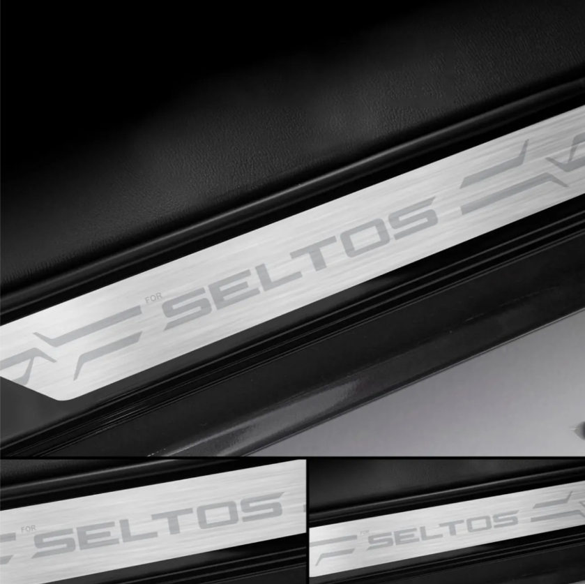 Galio Door Sill Guard for Kia Seltos 2019+ | SS Protection