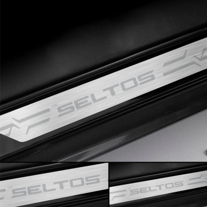 Galio Door Sill Guard for Kia Seltos 2019+ | SS Protection